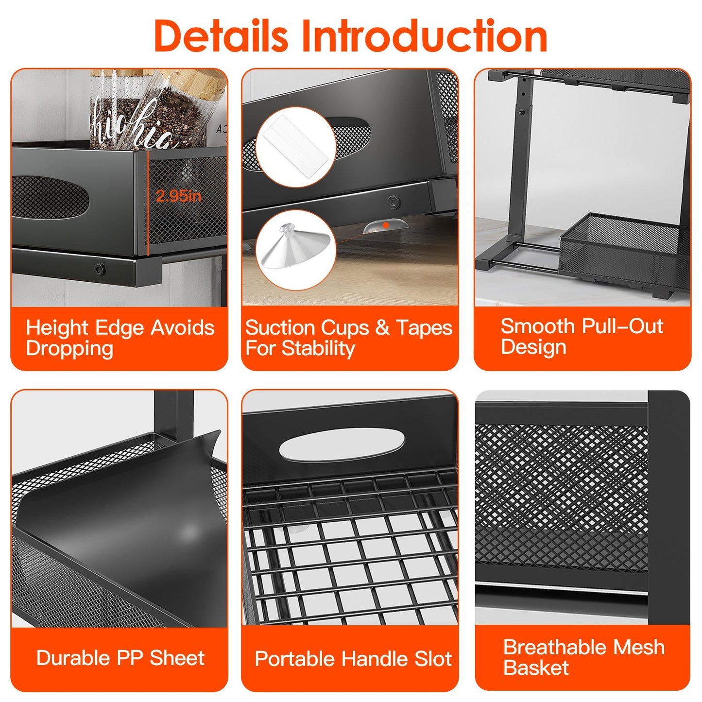 2-Piece Pull-Out Under-Sink Organizer Set