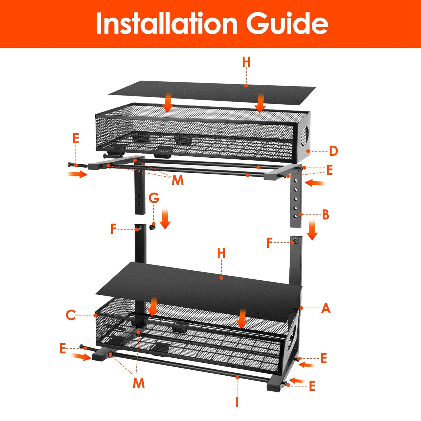 2-Piece Pull-Out Under-Sink Organizer Set